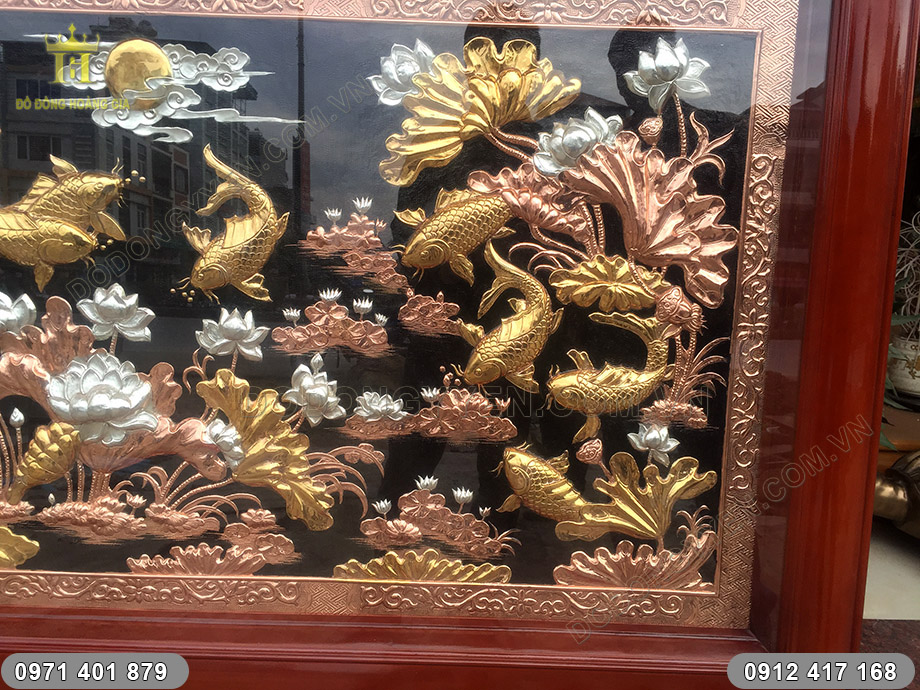 tranh cửu ngư quần tụ